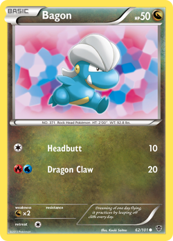 Bagon 62/101 C Plasma Blast Pokemon NM/M - Image 1