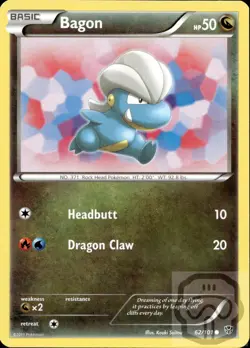 Bagon 62/101 C Plasma Blast Pokemon NM/M - Image 3