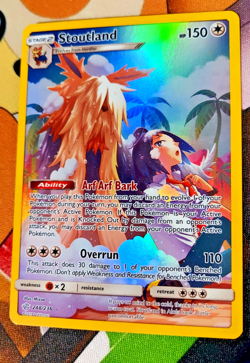 Pokemon Stoutland (Secret) - SM - Cosmic Eclipse 248/236 Holo LP - Image 1