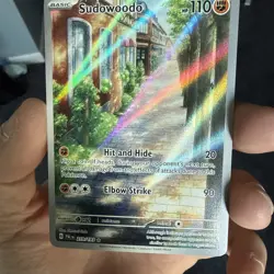 Pokemon Sudowoodo Illustration Rare Holo 219/193 Sv02: Paldea Evolved - Image 2