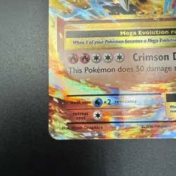 M Charizard EX 13/108 Evolutions Holo Rare EX Pokemon Card TCG - Image 5