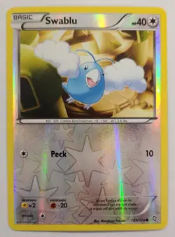 Pokemon SWABLU 105/124 Reverse Holo Dragons Exalted - Light Play 🍒 - Image 2