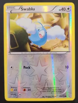 Pokemon SWABLU 105/124 Reverse Holo Dragons Exalted - Light Play 🍒 - Image 4