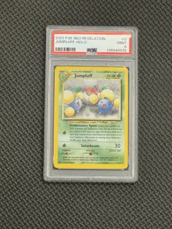 2001 Pokemon Neo Revelation Holo Rare Jumpluff 9/64 PSA 9 - Image 1