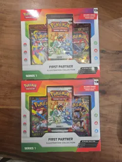 Pokemon 🔥First Partner 🔥Illustration Collection box Series 1 New Sealed X 2 - Image 1