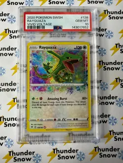 Rayquaza Vivid Voltage #138 2020 Pokemon PSA 10 143017652 - Image 1