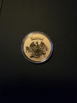 Pokemon Gold Metal Flip Coins Mewtwo Collectible - Image 2