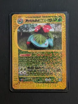 2002 Pokemon VENUSAUR JUMBO Expedition Reverse Holo OVERSIZED Box Topper SHARP! - Image 1