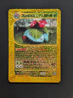 2002 Pokemon VENUSAUR JUMBO Expedition Reverse Holo OVERSIZED Box Topper SHARP! - Image 2