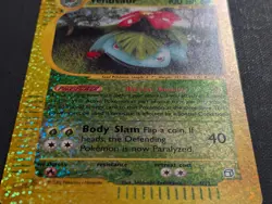 2002 Pokemon VENUSAUR JUMBO Expedition Reverse Holo OVERSIZED Box Topper SHARP! - Image 3