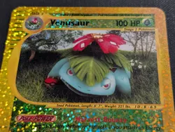 2002 Pokemon VENUSAUR JUMBO Expedition Reverse Holo OVERSIZED Box Topper SHARP! - Image 4
