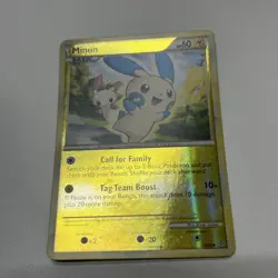 Pokemon Minun Reverse Holo 34/95 – HeartGold SoulSilver Unleashed NM - Image 2