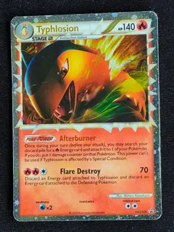 Pokemon Typhlosion Prime Promo HGSS09 HP - Image 1