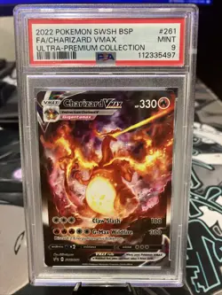 Psa 9 Pokemon TCG Charizard VMAX SWSH261 Sword & Shield Promo Holo Card NM/M - Image 1