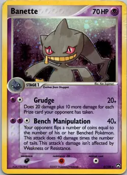 Banette #4/108 Holo Rare Power Keepers Pokemon HP - Image 1