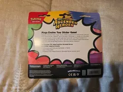 Pokemon Mega Evolution Ascended Heroes Gastly Tech Sticker Collection Sealed. - Image 2