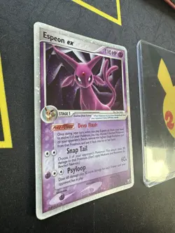 Espeon ex 102/115 Ultra Rare Holo Pokemon Card Unseen Forces RARE 2005 110 🔥MP - Image 3