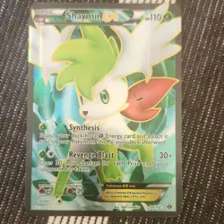 Shaymin EX Ultra Rare Full Art Holo 94/99 Next Destinies 110HP Pokemon TCG - Image 1