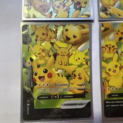 Pokemon Pikachu V-Union Special Celebrations Ultra Rare Promo Set of 4 fresh - Image 5