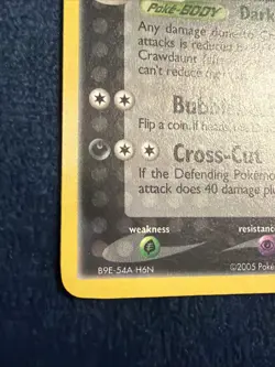 Crawdaunt 6/107 Ex Deoxys Reverse Holo Stamped Vintage Pokemon TCG - Image 5