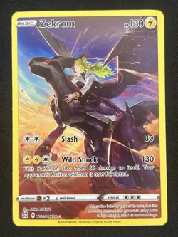 Pokemon TCG Zekrom TG05/TG30 Ultra Rare Holo Basic Brilliant Stars MINT - Image 1