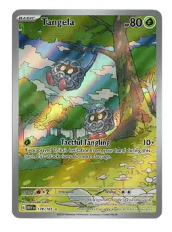 Pokemon Tangela 178/165 Scarlet & Violet 151 Illustration Rare Full Art NM 2023 - Image 1