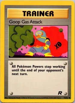 Goop Gas Attack 78/82 Team Rocket Pokemon TCG LP / NM - Image 1