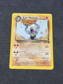 Pokemon Team Rocket "Dark Machoke" 40/82 / Uncommon / Moderately Played - Image 1