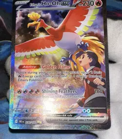 2025 Pokemon Destined Rivals Ethan’s Ho-Oh Ex Alternate Illustration Rare 230 - Image 1