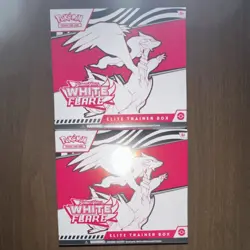 Pokemon Scarlet & Violet White Flare Elite Trainer Box Lot of 2 - Image 1