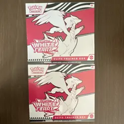 Pokemon Scarlet & Violet White Flare Elite Trainer Box Lot of 2 - Image 2