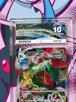Pokemon TCG - Rayquaza VMAX 101/159 - Crown Zenith - Graded - ACE 10 - Image 2