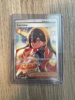 Carmine 217/167 SIR Twilight Masquerade TWM Pokemon - Image 1