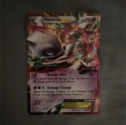 Pokemon Mewtwo EX 62/162 Breakthrough Ultra Rare 170 HP Basic Psychic English - Image 1