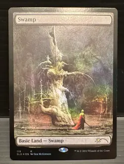 Swamp (Secret Lair Drop 119 Full-art Seb McKinnon) FOIL Promo NM CARD - Image 1