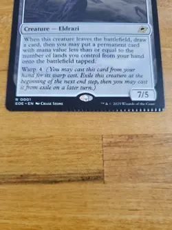 Anticausal Vestige Edge of Eternities Regular Crimp Error Card - Image 2