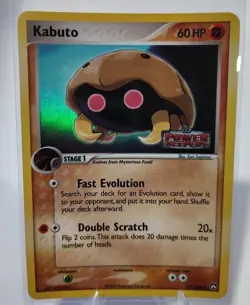 Kabuto 51/108 EX Power Keepers Reverse Holo Stamped Pokemon TCG Card - Image 1
