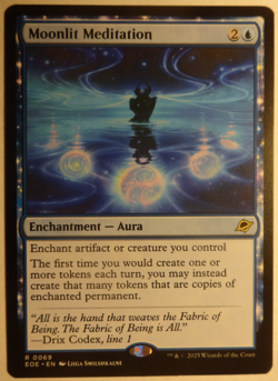 Magic The Gathering Edge of Eternities R 0069, Moonlit Meditation Pack Fresh ! - Image 1