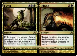 MTG Flesh // Blood | LP Foil | Dragon's Maze (DGM) - Image 2