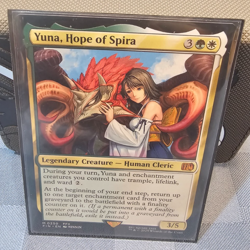 Yuna, Hope of Spira Final Fantasy Magic the Gathering Non-Foil - Image 1