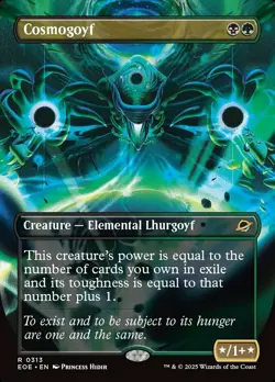 MTG Cosmogoyf - Borderless, NM-Mint, English Edge of Eternities - Image 1
