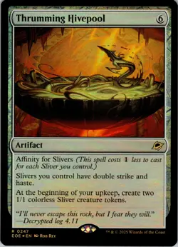 Thrumming Hivepool - R - - Foil - Edge of Eternities - #247 - NM - MTG - Image 1