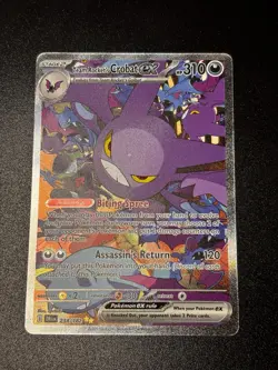 Pokemon TCG Team Rockets Crobat EX Destined Rivals SIR 234/182 Pack Fresh NM - Image 1