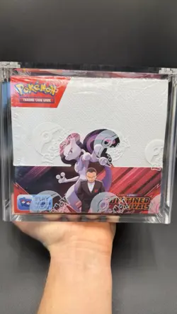 Pokemon TCG Destined Rivals Booster Box Sealed 36 Packs & Acrylic Case MINT - Image 2