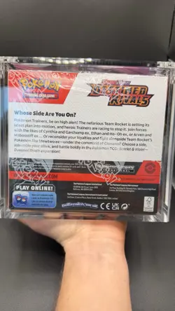 Pokemon TCG Destined Rivals Booster Box Sealed 36 Packs & Acrylic Case MINT - Image 4