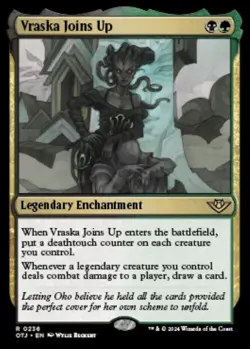 MTG Outlaws of Thunder Junction - Vraska Joins Up NM - Image 1