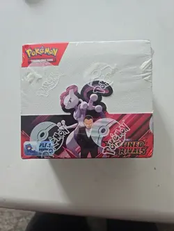 Pokemon TCG Destined Rivals Booster Box Sealed, 36 Booster Packs, Team Rocket - Image 1