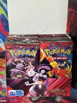 Pokemon Scarlet & Violet Destined Rivals Booster Box *UNSEALED* 36 packs TCG - Image 2