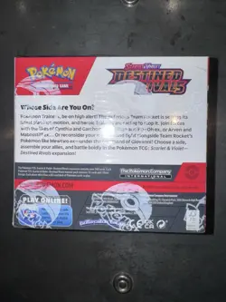 Pokemon TCG Destined Rivals Booster Box 36 Pack New Sealed acrylic case included - Image 2