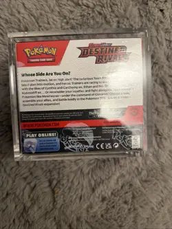 Pokemon TCG Destined Rivals Booster Box New and Sealed in Acrylic Case - Image 3
